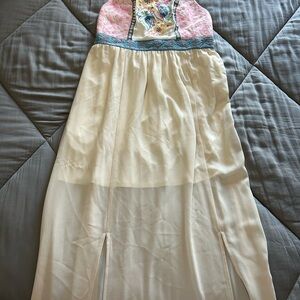 Flying Tomato Pink and Cream Dress